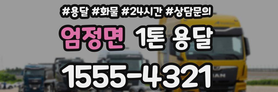 엄정면 1톤 용달