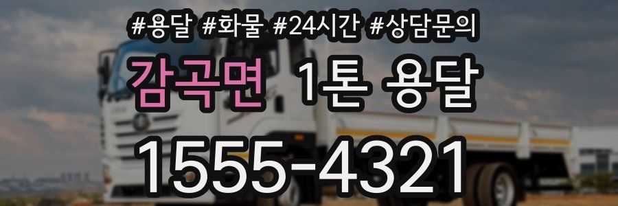 감곡면 1톤 용달