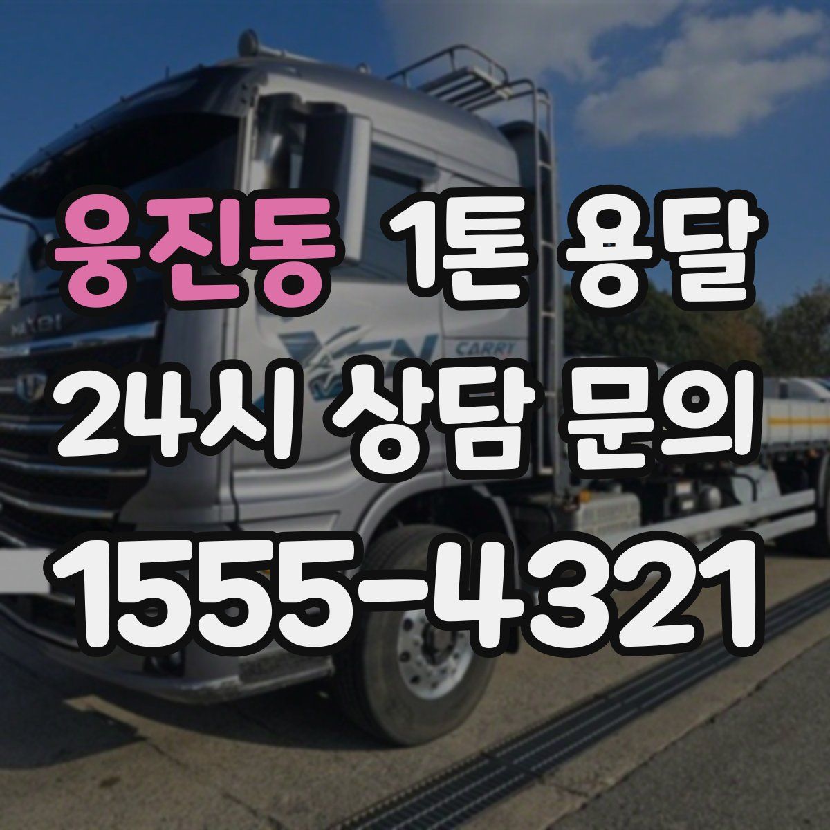 웅진동 1톤 용달