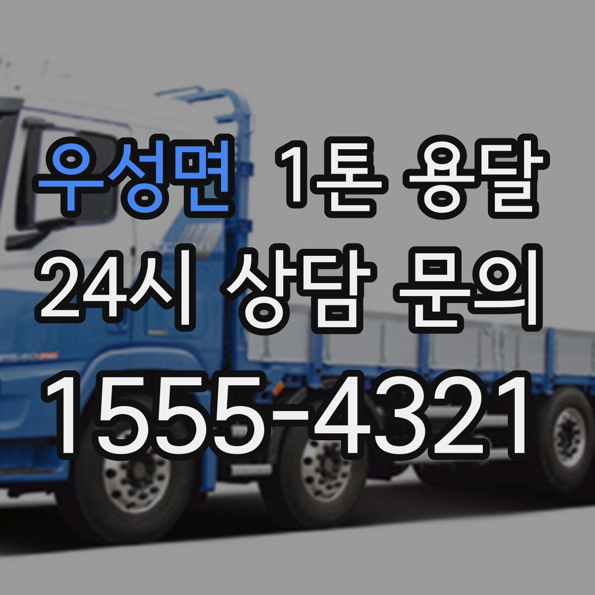 우성면 1톤 용달