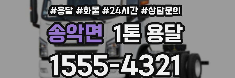 송악면 1톤 용달