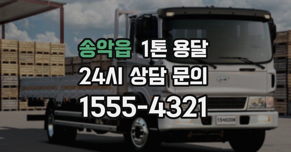송악읍 1톤 용달
