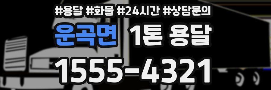 운곡면 1톤 용달