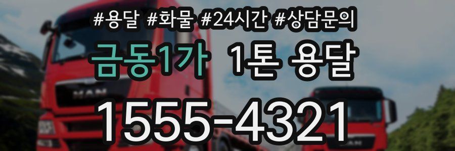 금동1가 1톤 용달