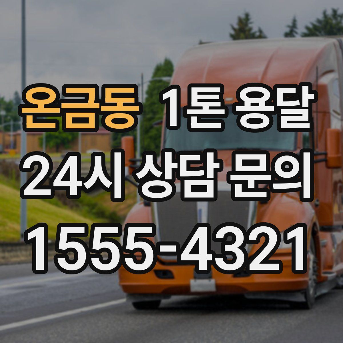 온금동 1톤 용달