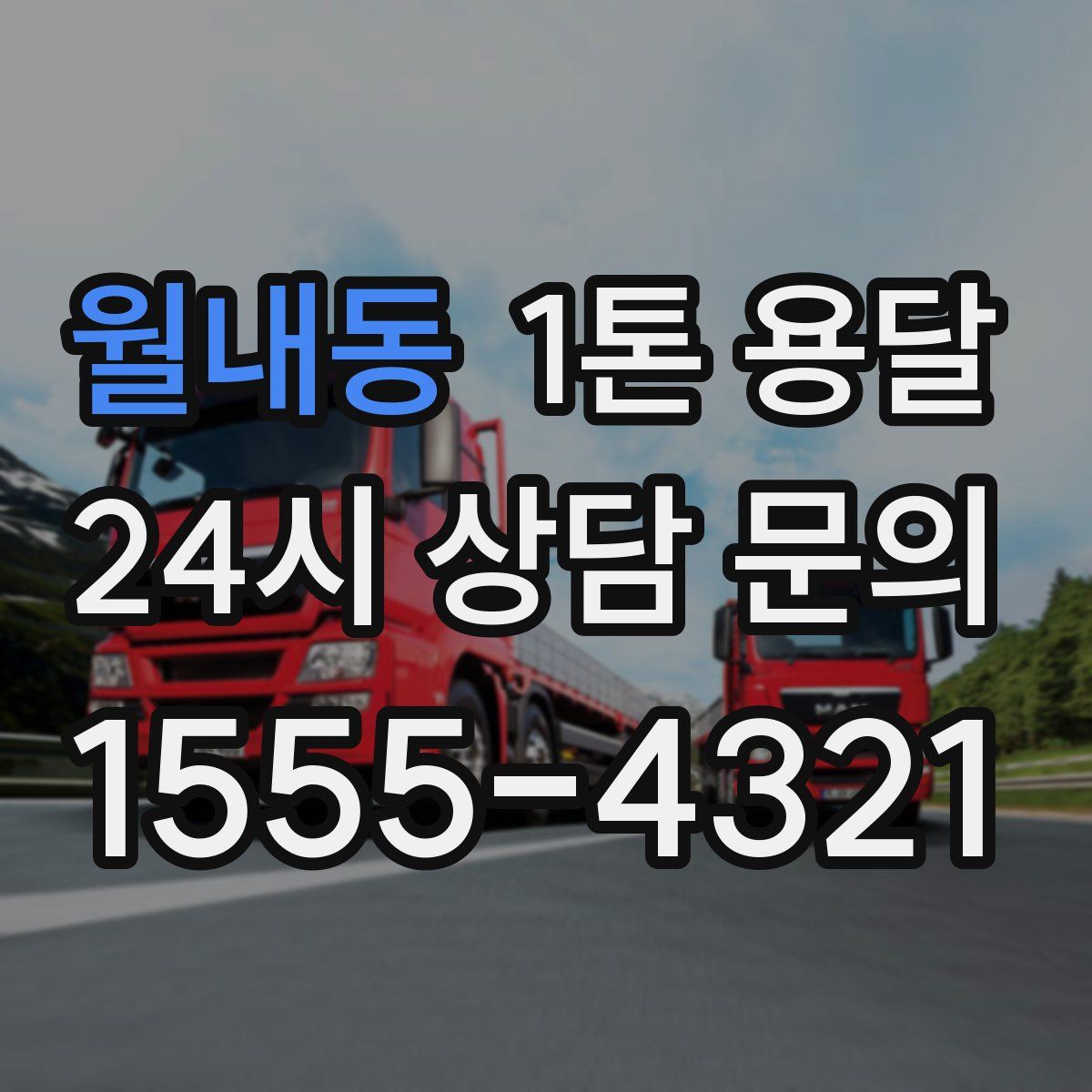 월내동 1톤 용달