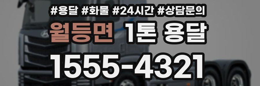 월등면 1톤 용달