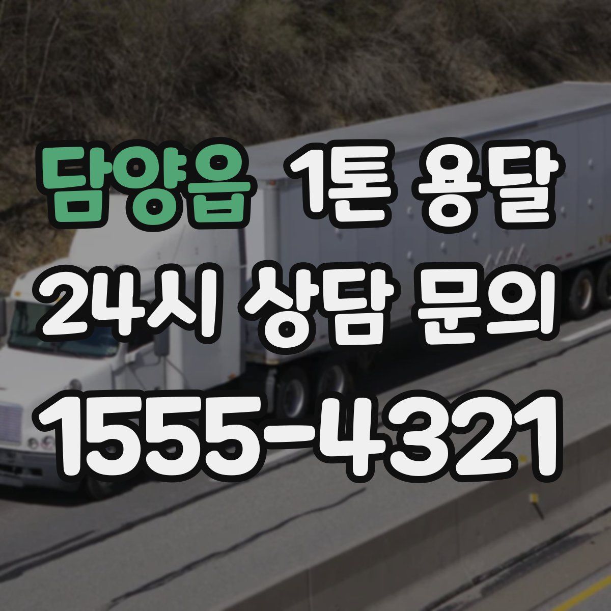 담양읍 1톤 용달