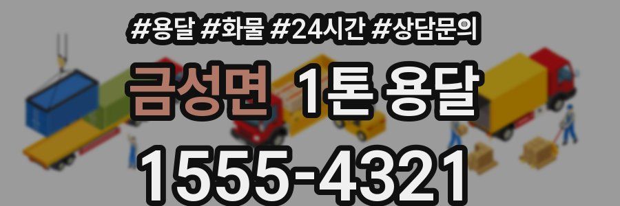 금성면 1톤 용달