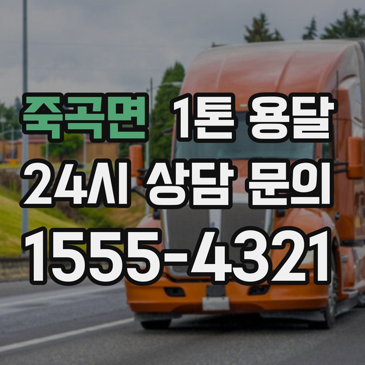 죽곡면 1톤 용달