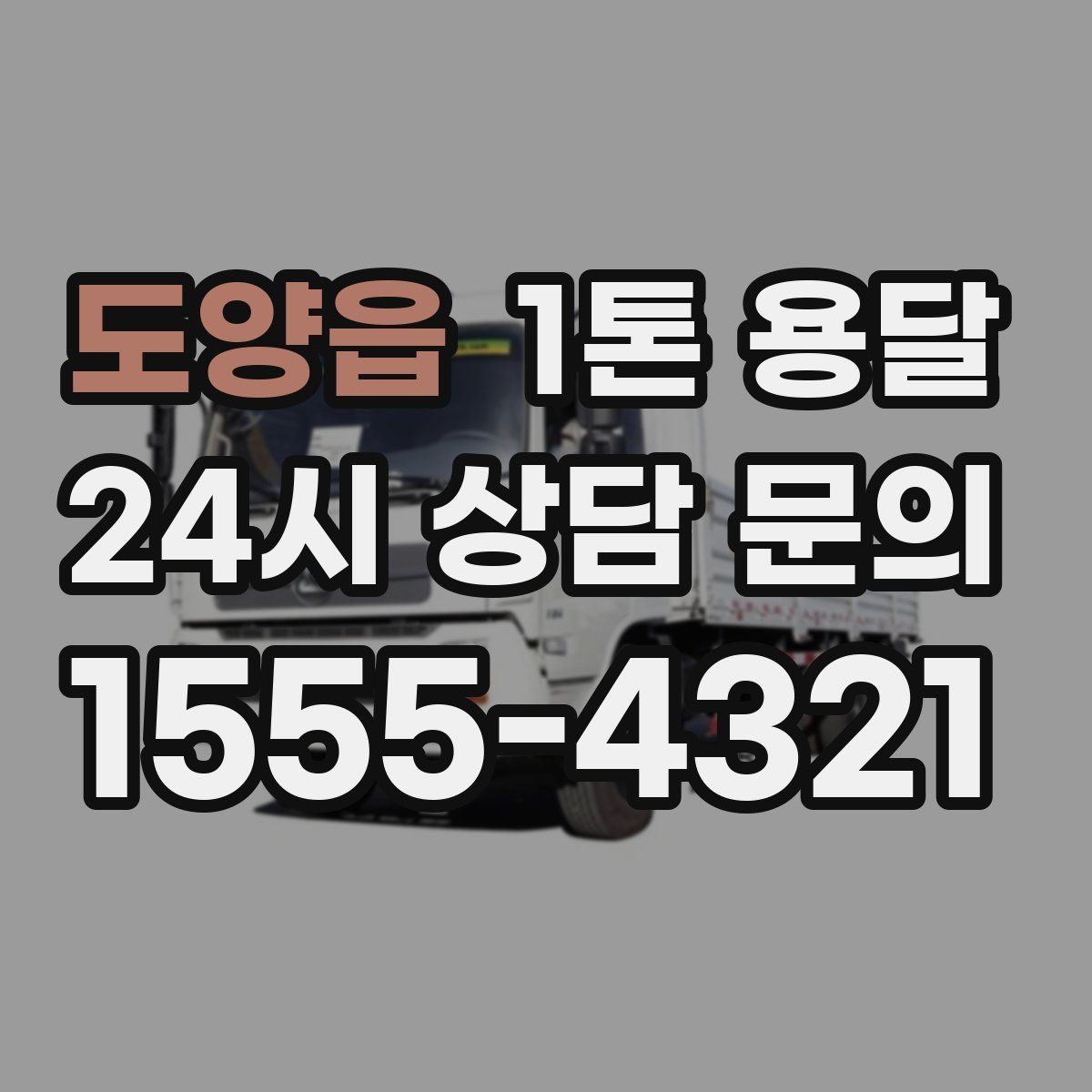 도양읍 1톤 용달