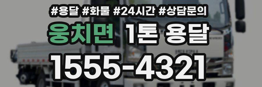 웅치면 1톤 용달