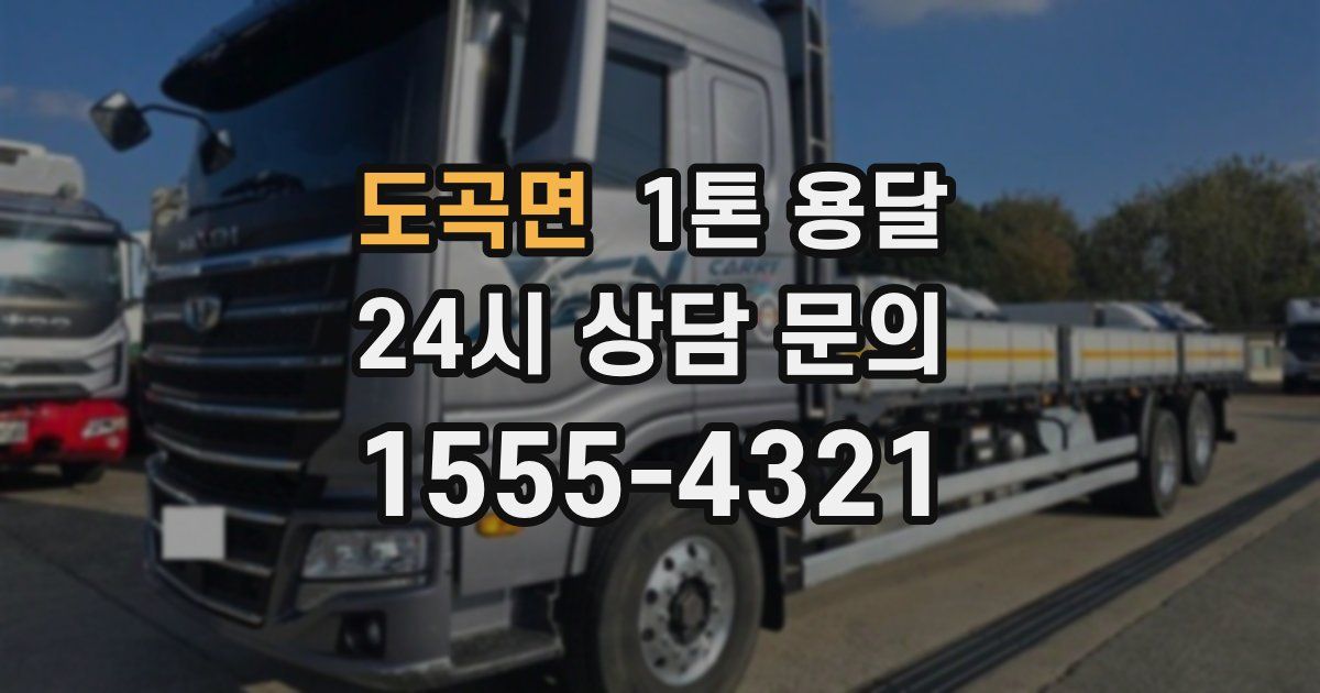 도곡면 1톤 용달