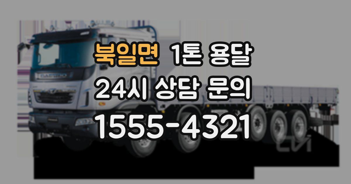 북일면 1톤 용달