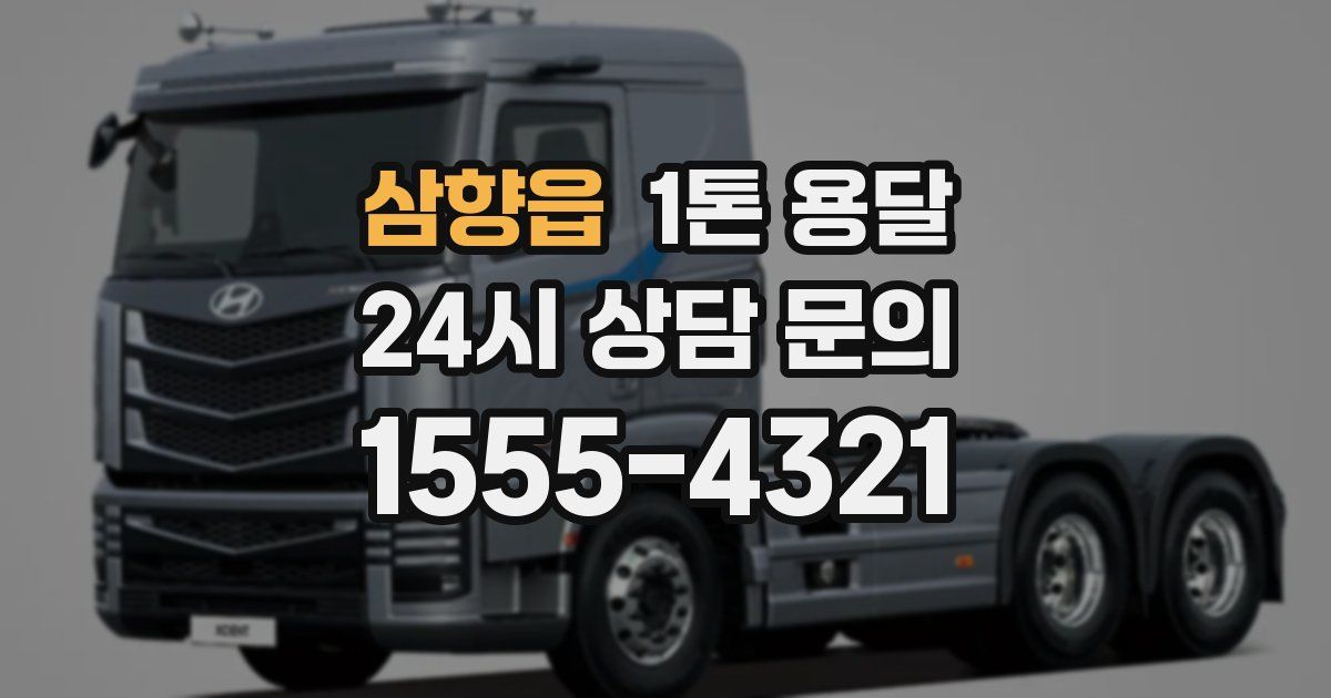 삼향읍 1톤 용달