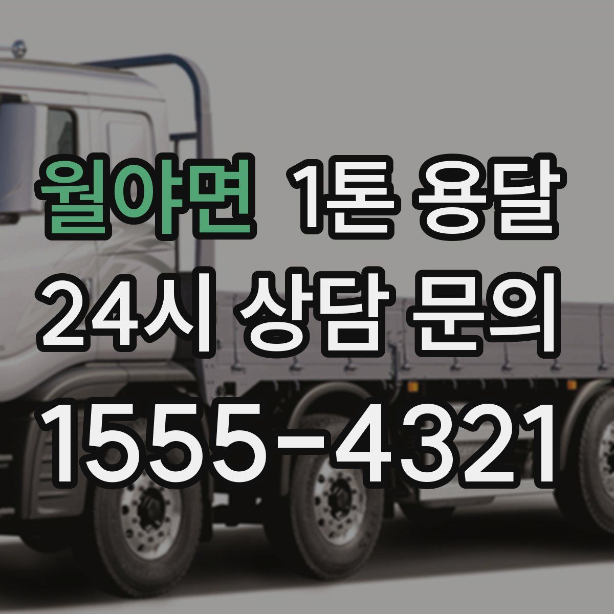 월야면 1톤 용달