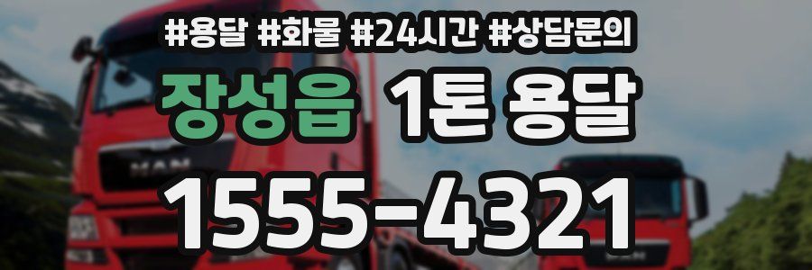 장성읍 1톤 용달