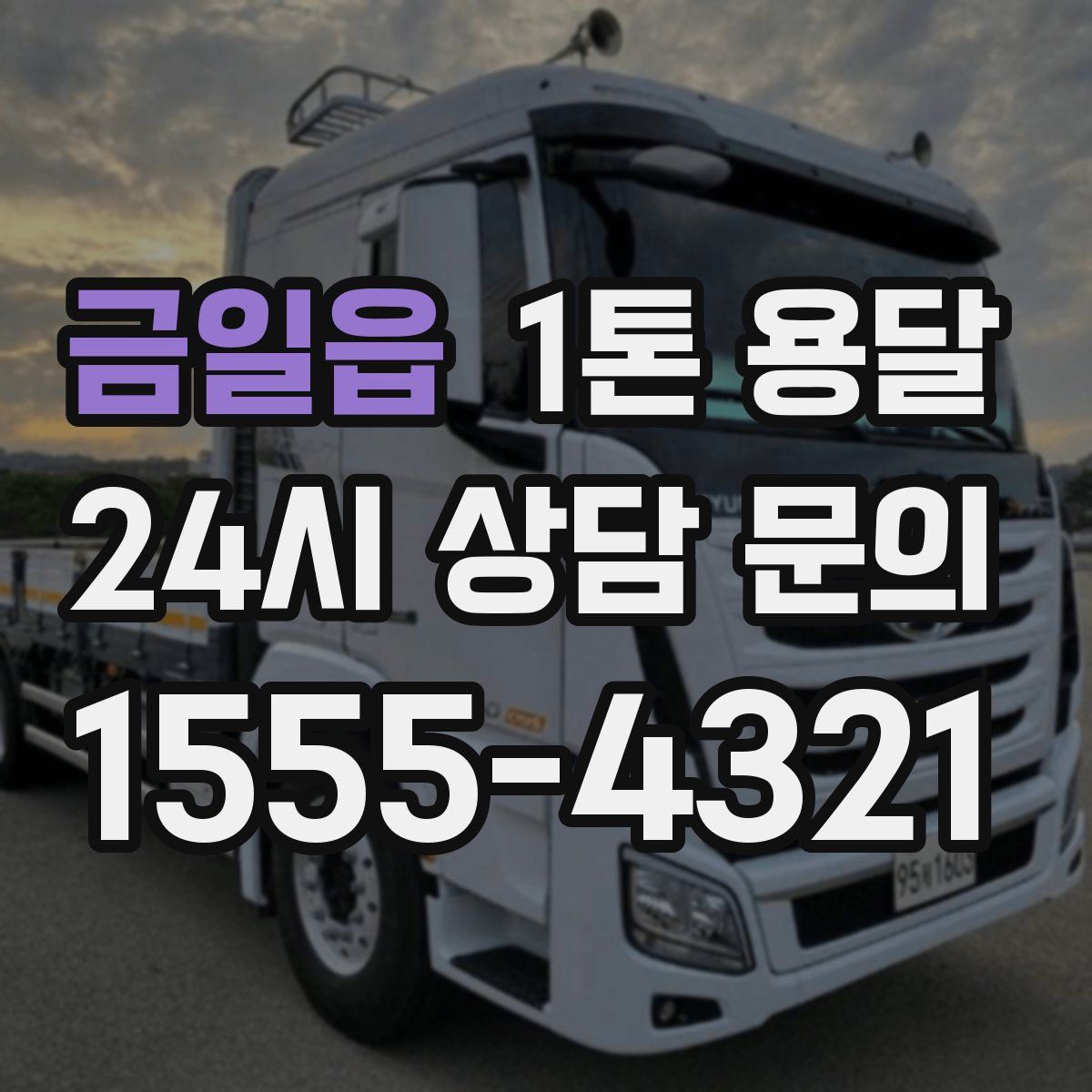 금일읍 1톤 용달