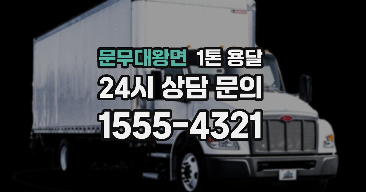 문무대왕면 1톤 용달