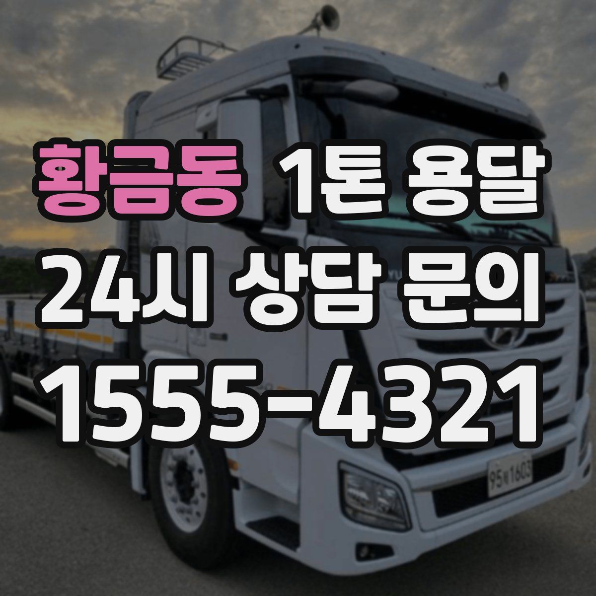 황금동 1톤 용달
