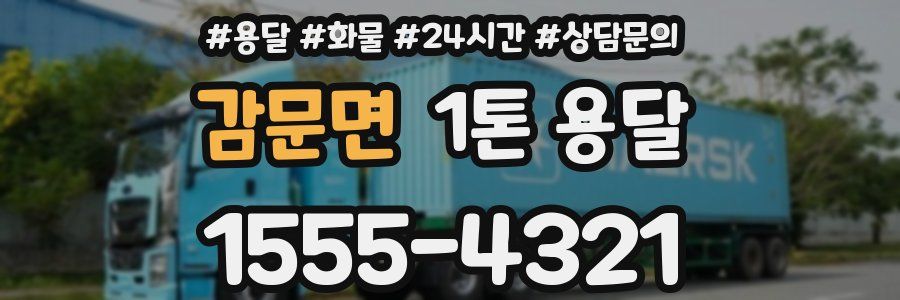 감문면 1톤 용달