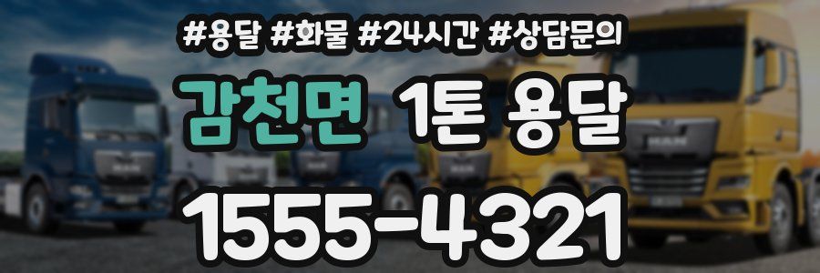 감천면 1톤 용달