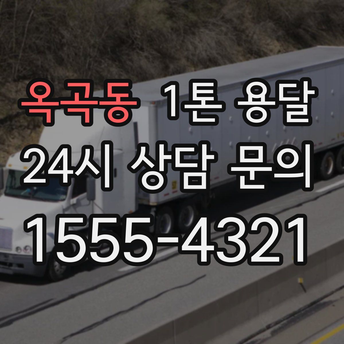 옥곡동 1톤 용달