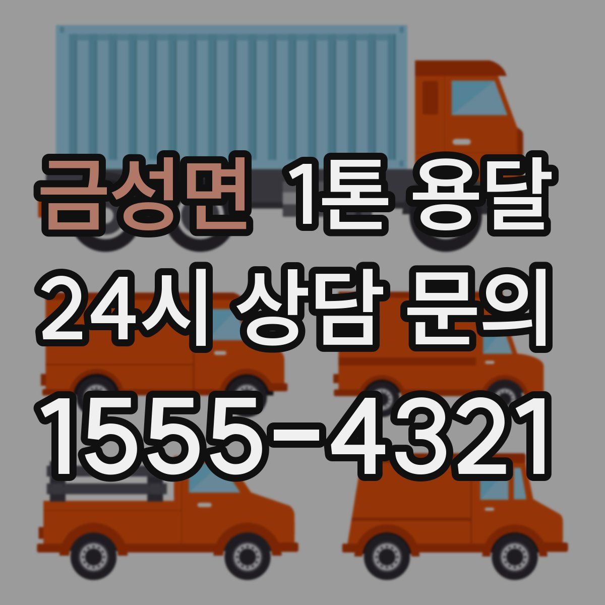 금성면 1톤 용달