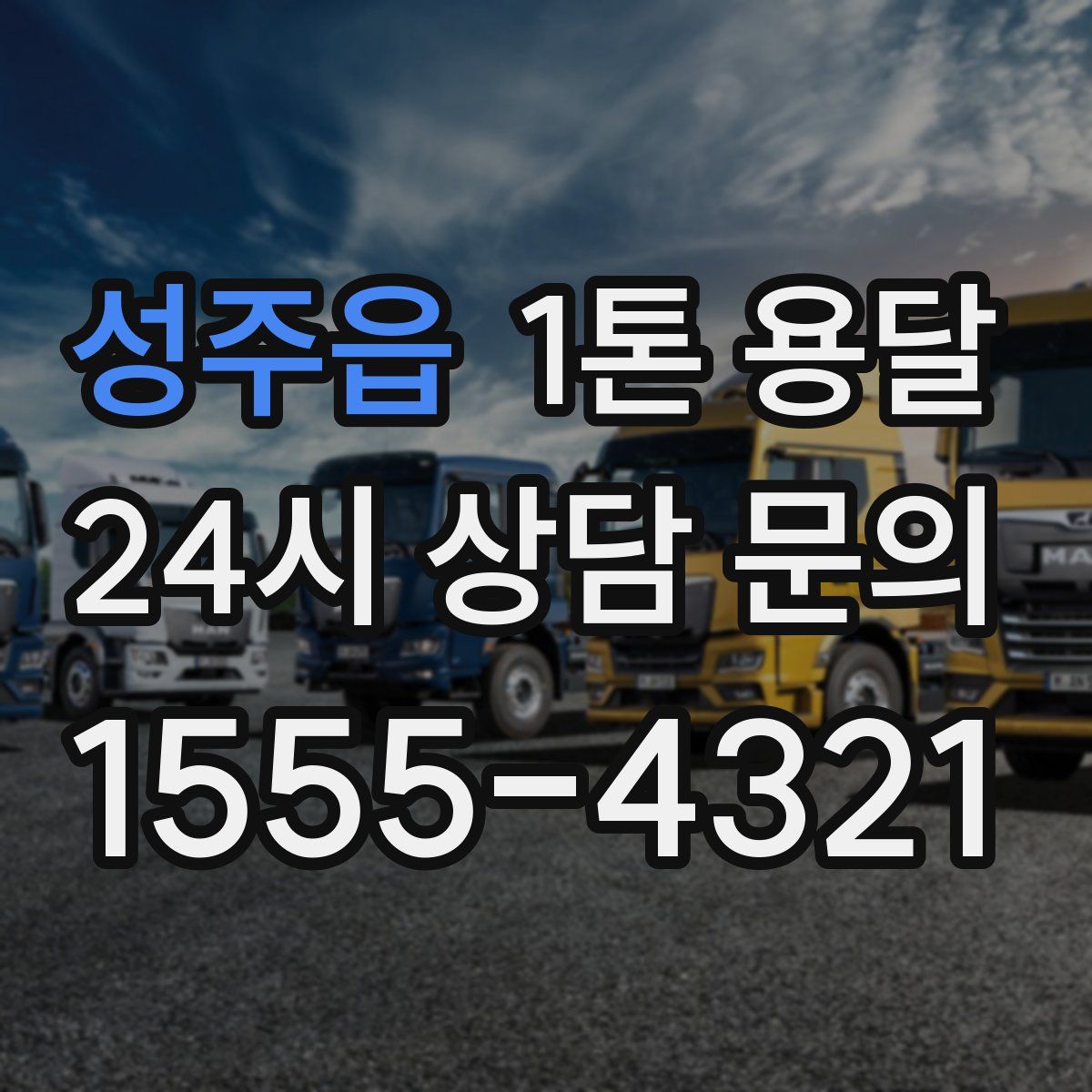 성주읍 1톤 용달
