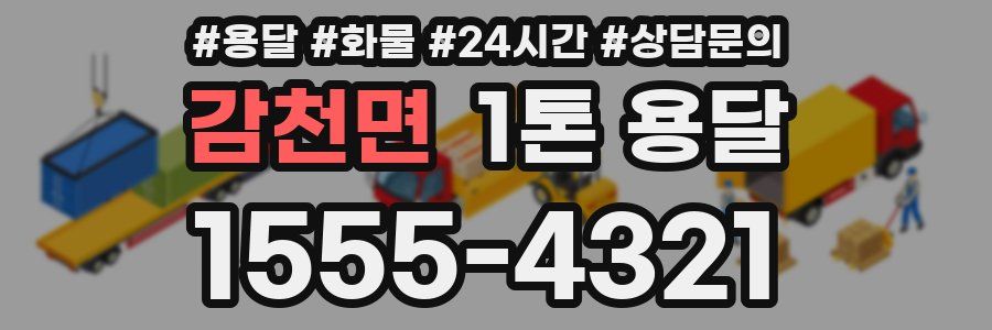 감천면 1톤 용달