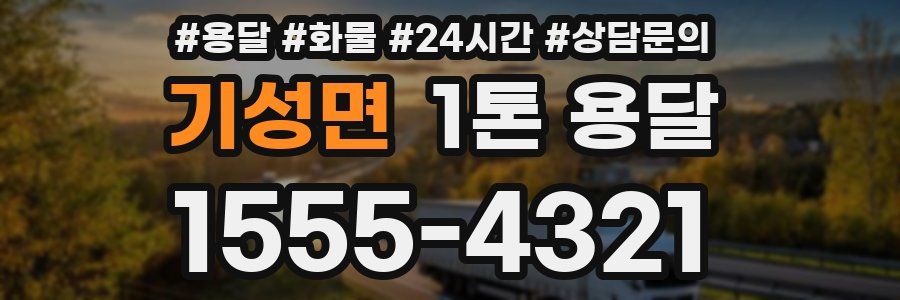 기성면 1톤 용달