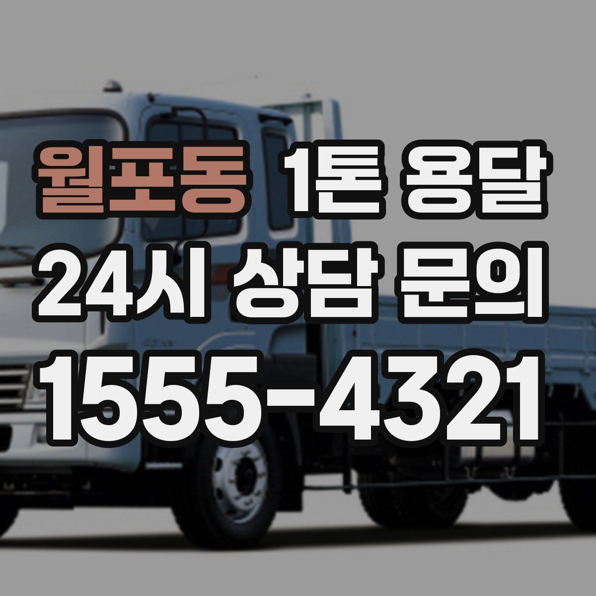 월포동 1톤 용달