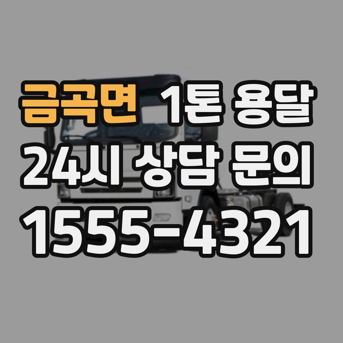 금곡면 1톤 용달