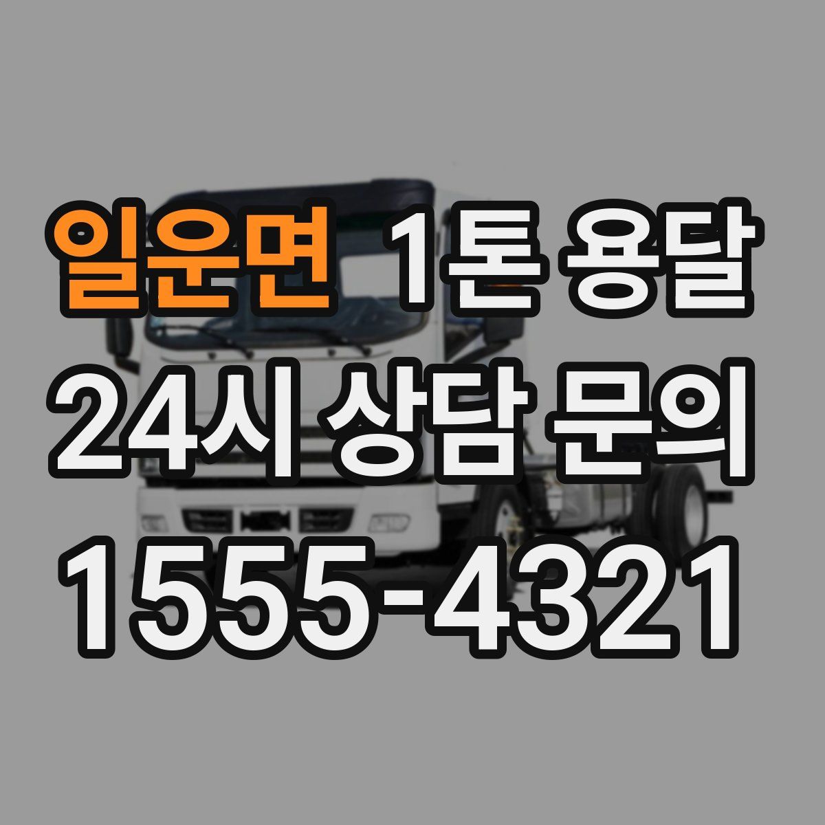 일운면 1톤 용달