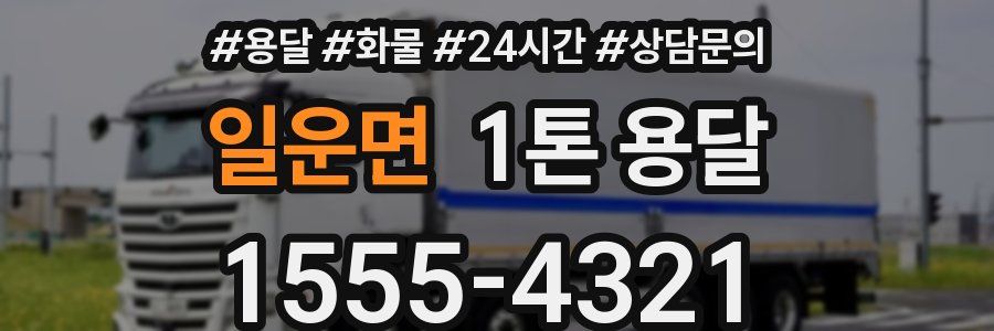 일운면 1톤 용달
