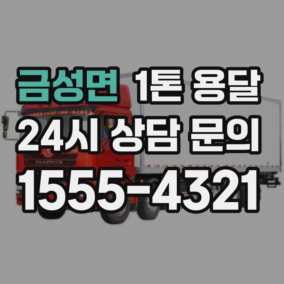 금성면 1톤 용달