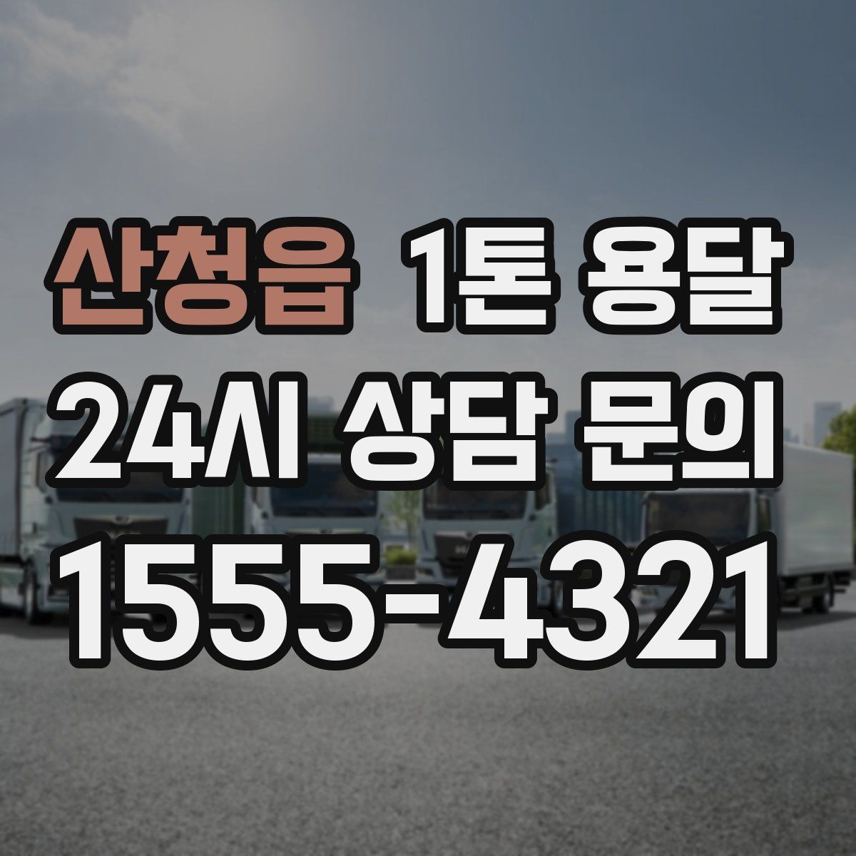 산청읍 1톤 용달