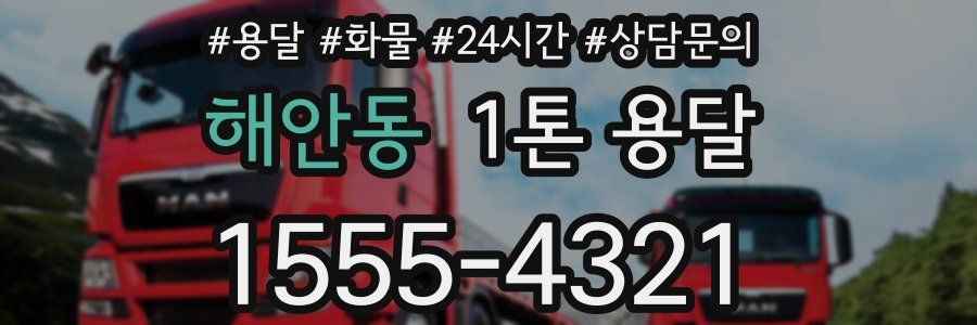 해안동 1톤 용달