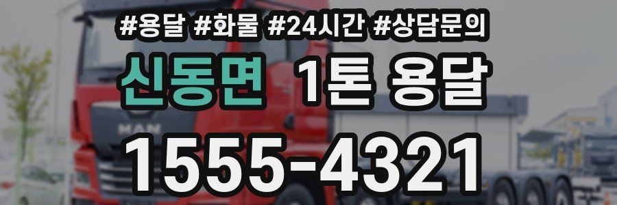 신동면 1톤 용달