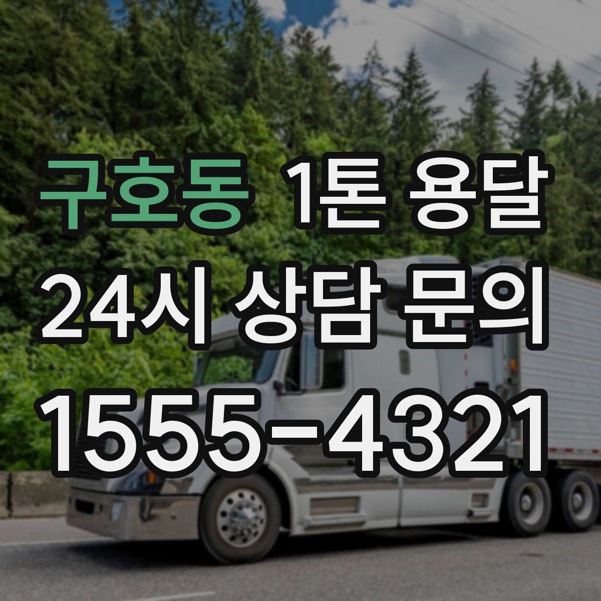 구호동 1톤 용달