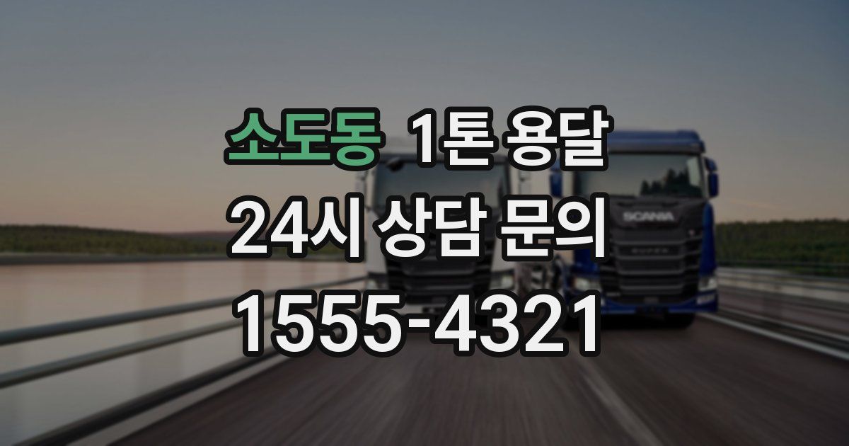 소도동 1톤 용달