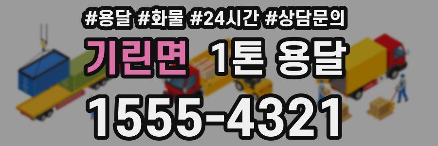 기린면 1톤 용달