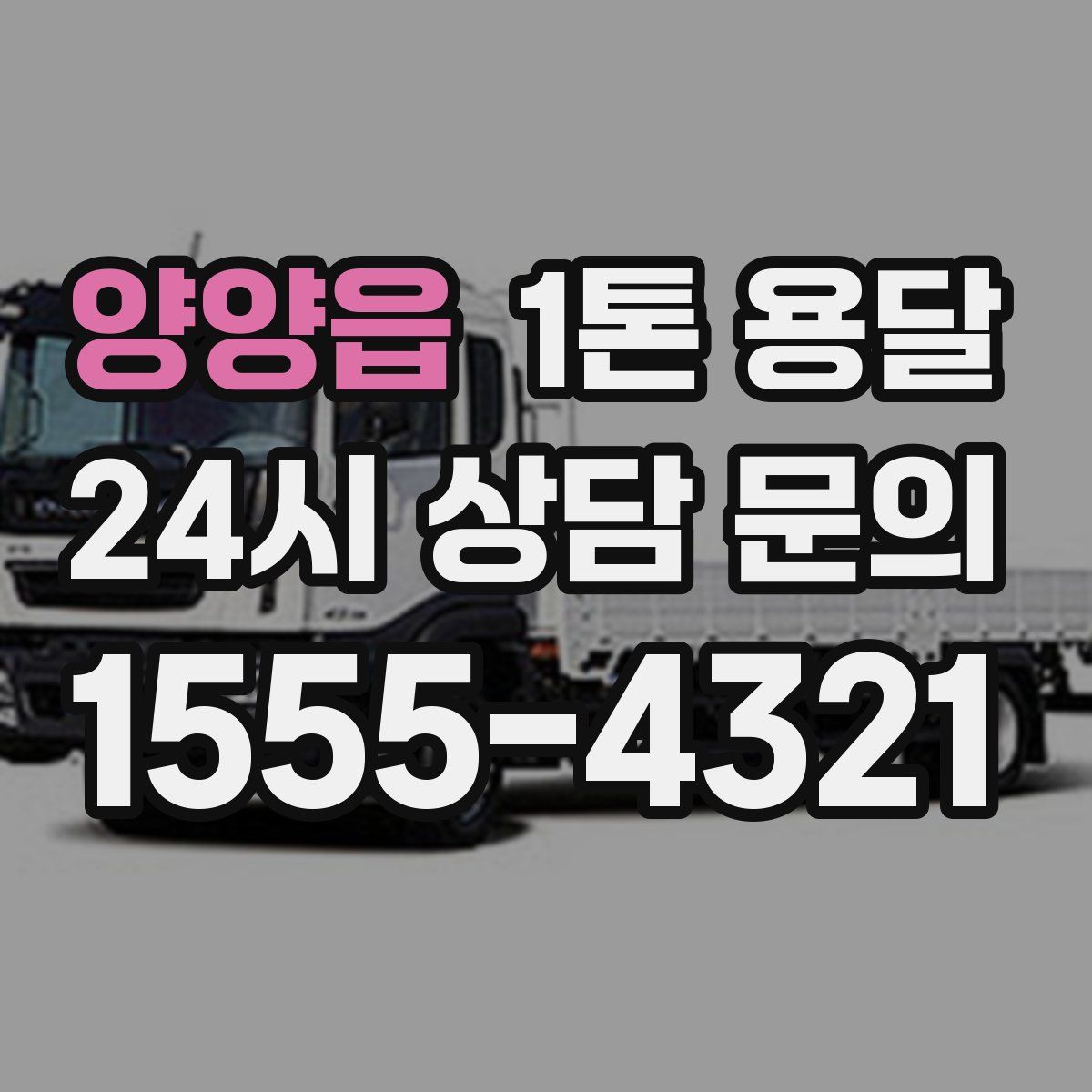 양양읍 1톤 용달