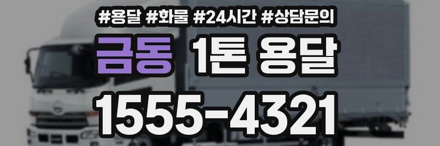 금동 1톤 용달