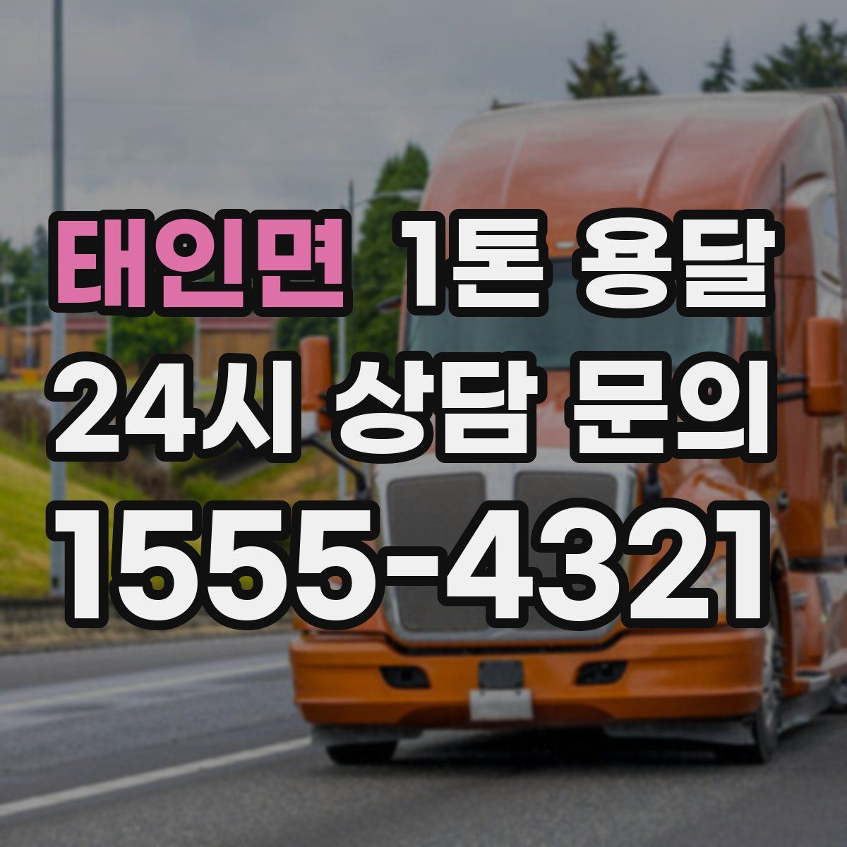 태인면 1톤 용달