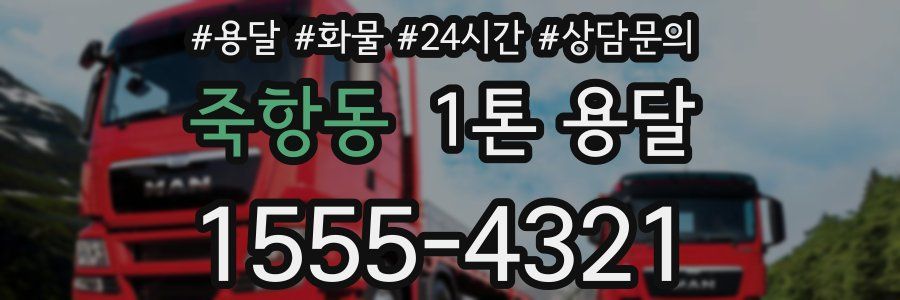 죽항동 1톤 용달