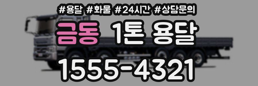 금동 1톤 용달