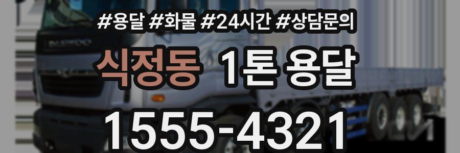 식정동 1톤 용달