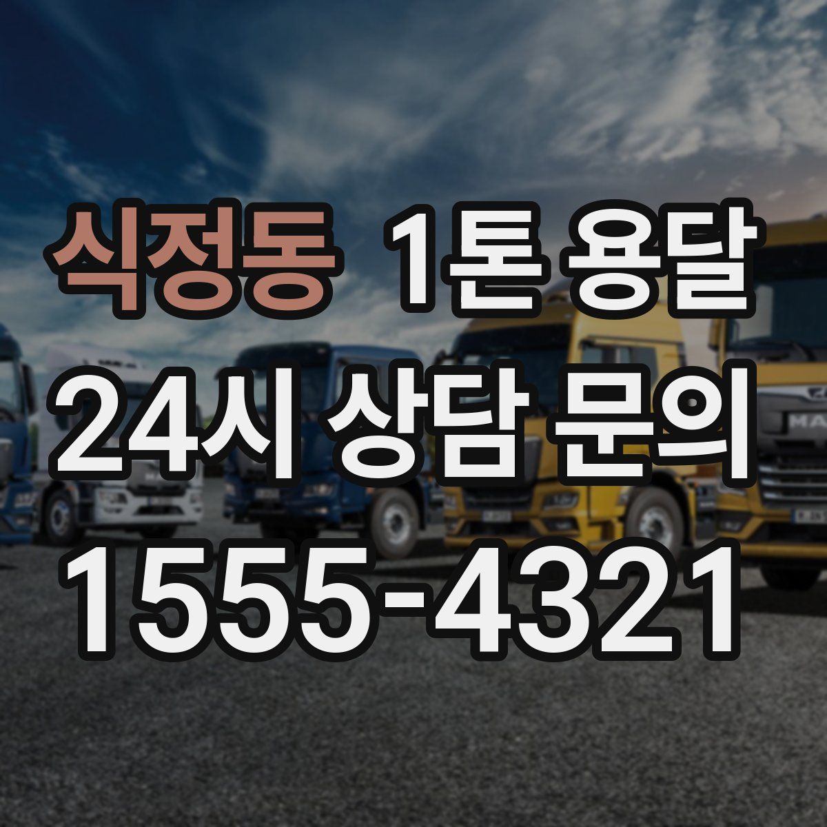 식정동 1톤 용달