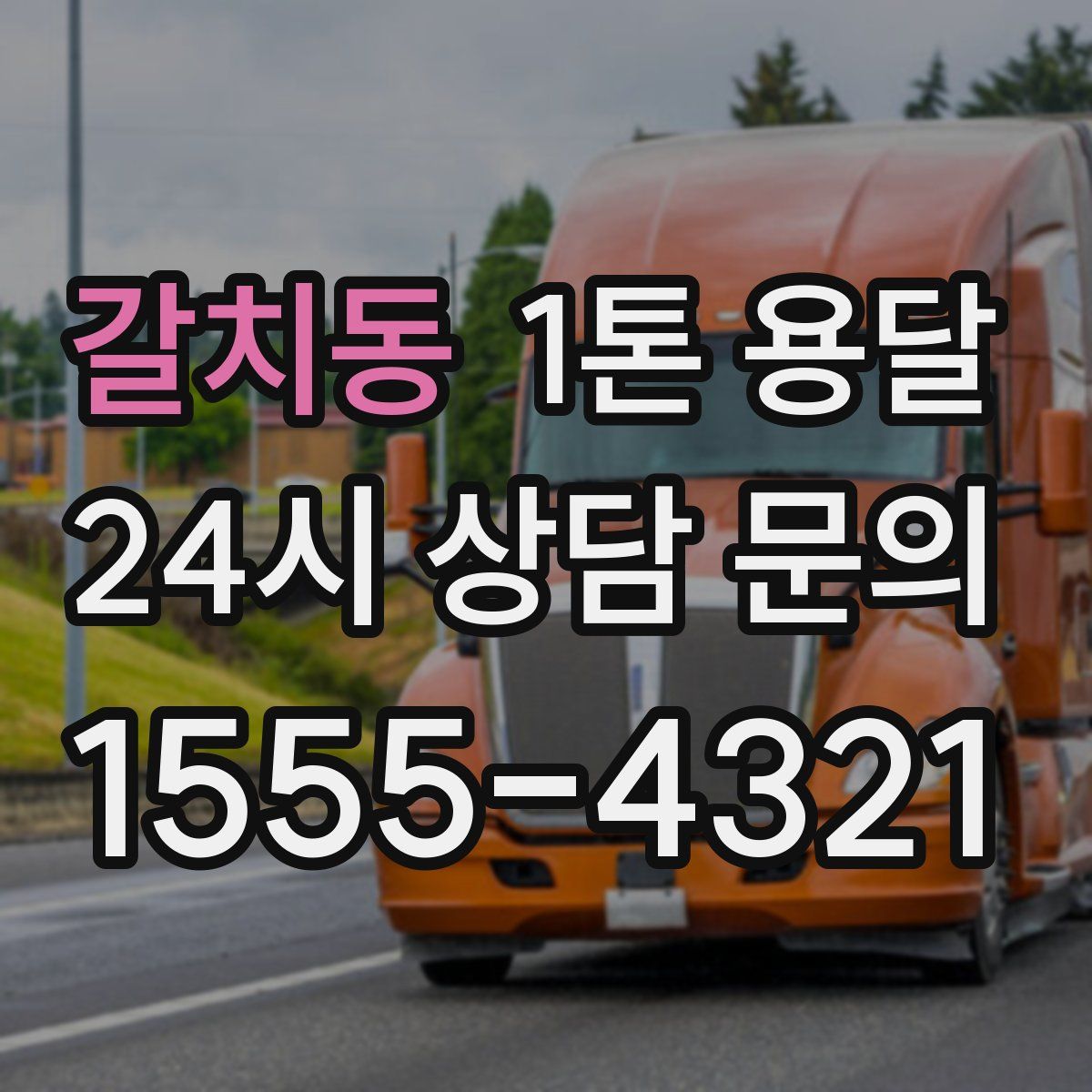 갈치동 1톤 용달
